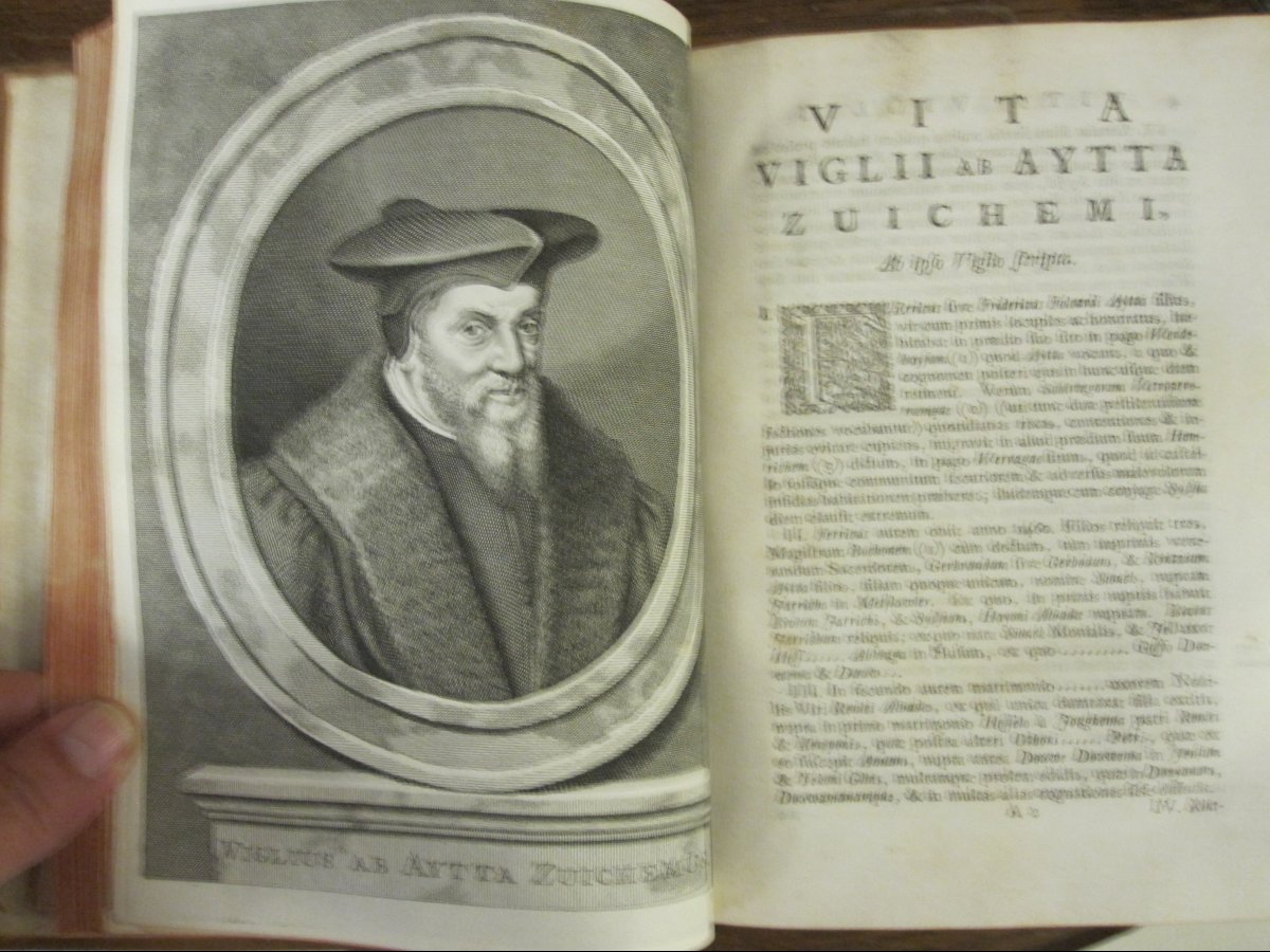 Analecta Belgica. Vita Viglii ab Ayta Zuihemi. 6 volumes magnifiquement reliés-photo-4
