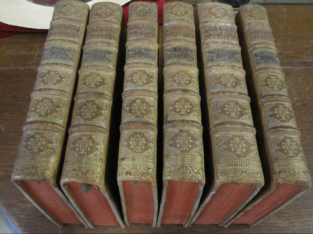 Analecta Belgica. Vita Viglii ab Ayta Zuihemi. 6 volumes magnifiquement reliés-photo-5