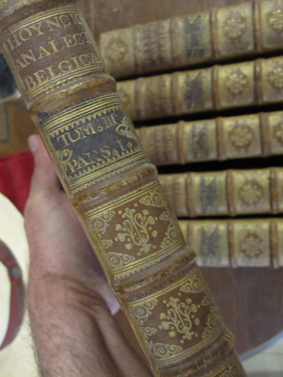 Analecta Belgica. Vita Viglii ab Ayta Zuihemi. 6 volumes magnifiquement reliés-photo-7
