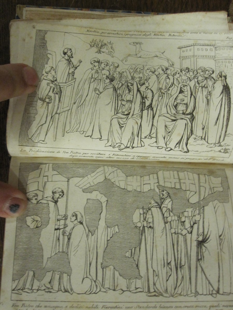 l'Osservatore Fiorentino. By Giuseppe Del Bosso. Florence, 1831. 16 Volumes With Plates.-photo-4