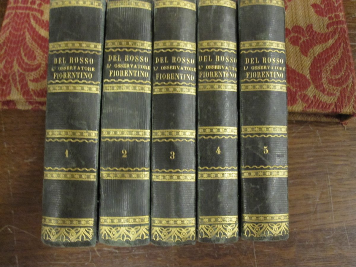 l'Osservatore Fiorentino. By Giuseppe Del Bosso. Florence, 1831. 16 Volumes With Plates.