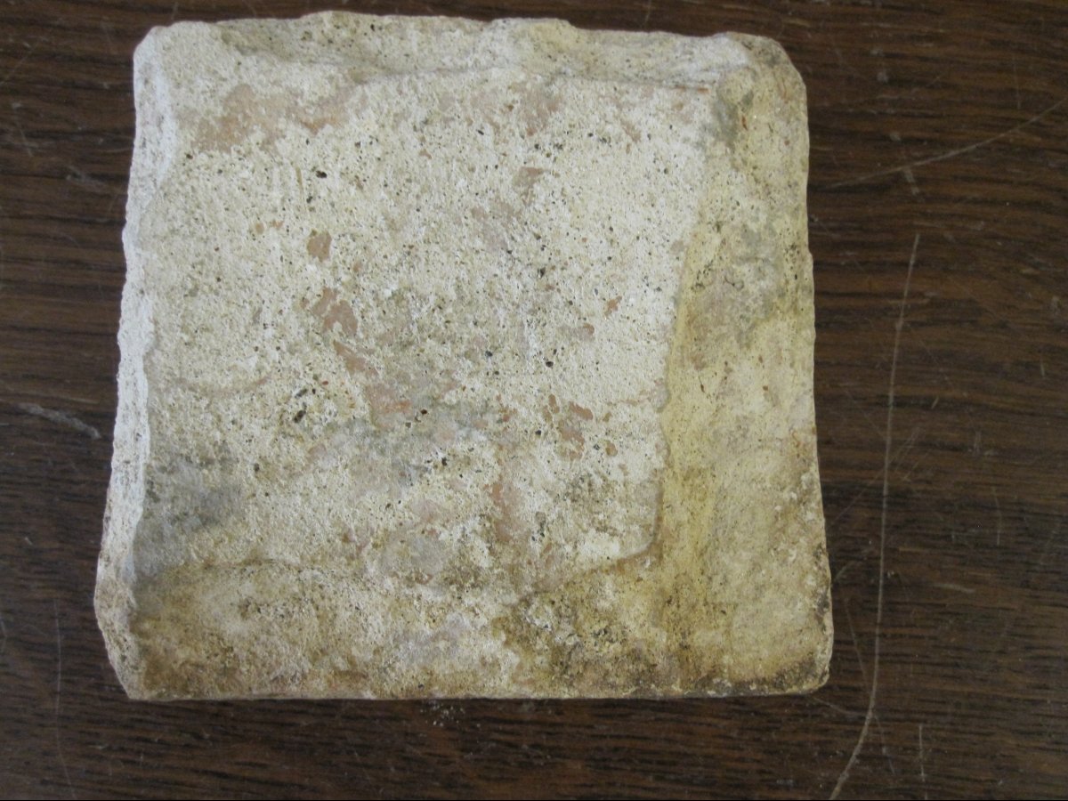 Gothic Tile, 15th Or Early 16th Century. Falconry Series-photo-2