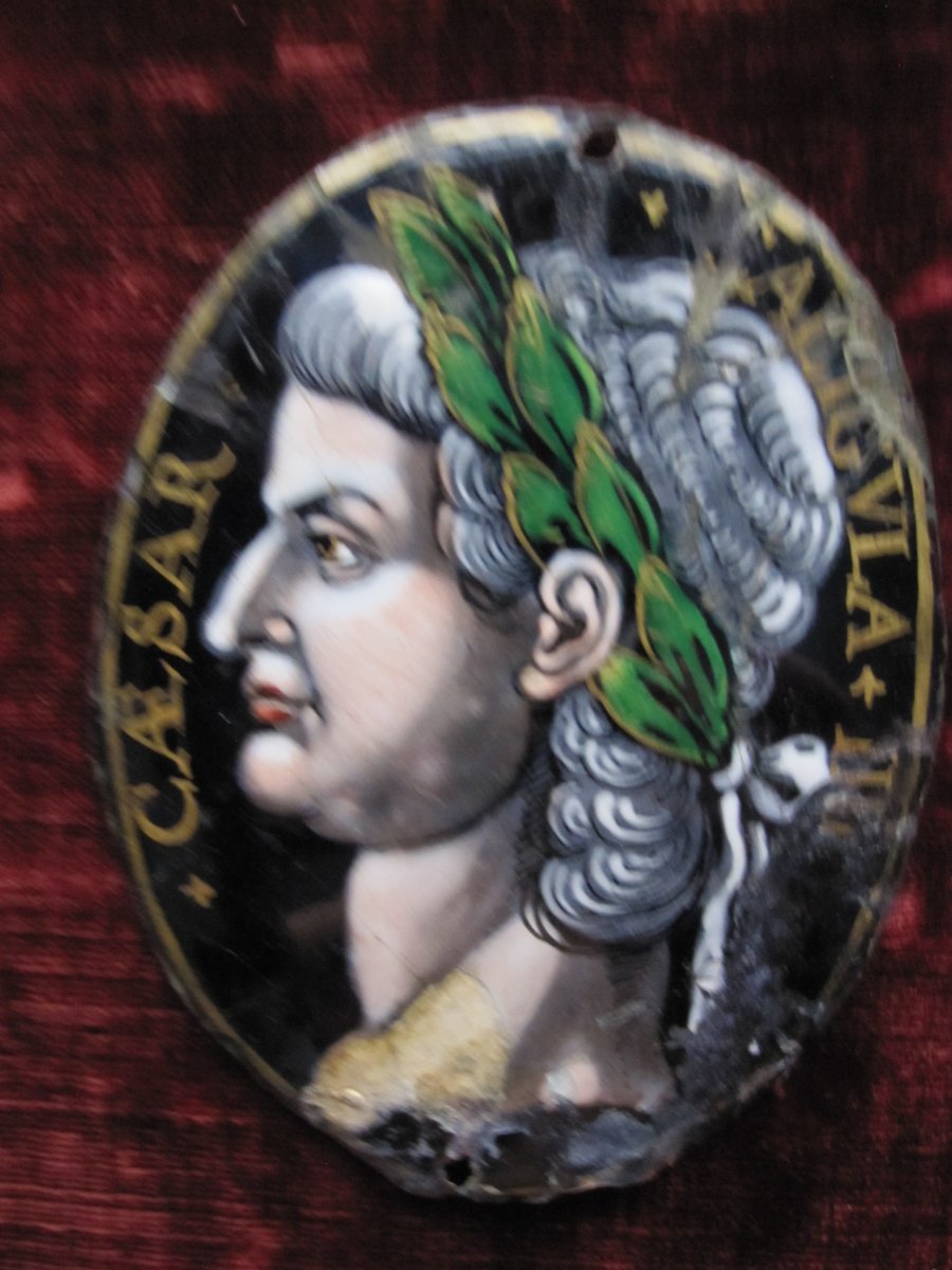 Caligula. Limoges Enamel By Jacques I Laudin. Second Half Of The 17th Century.-photo-3
