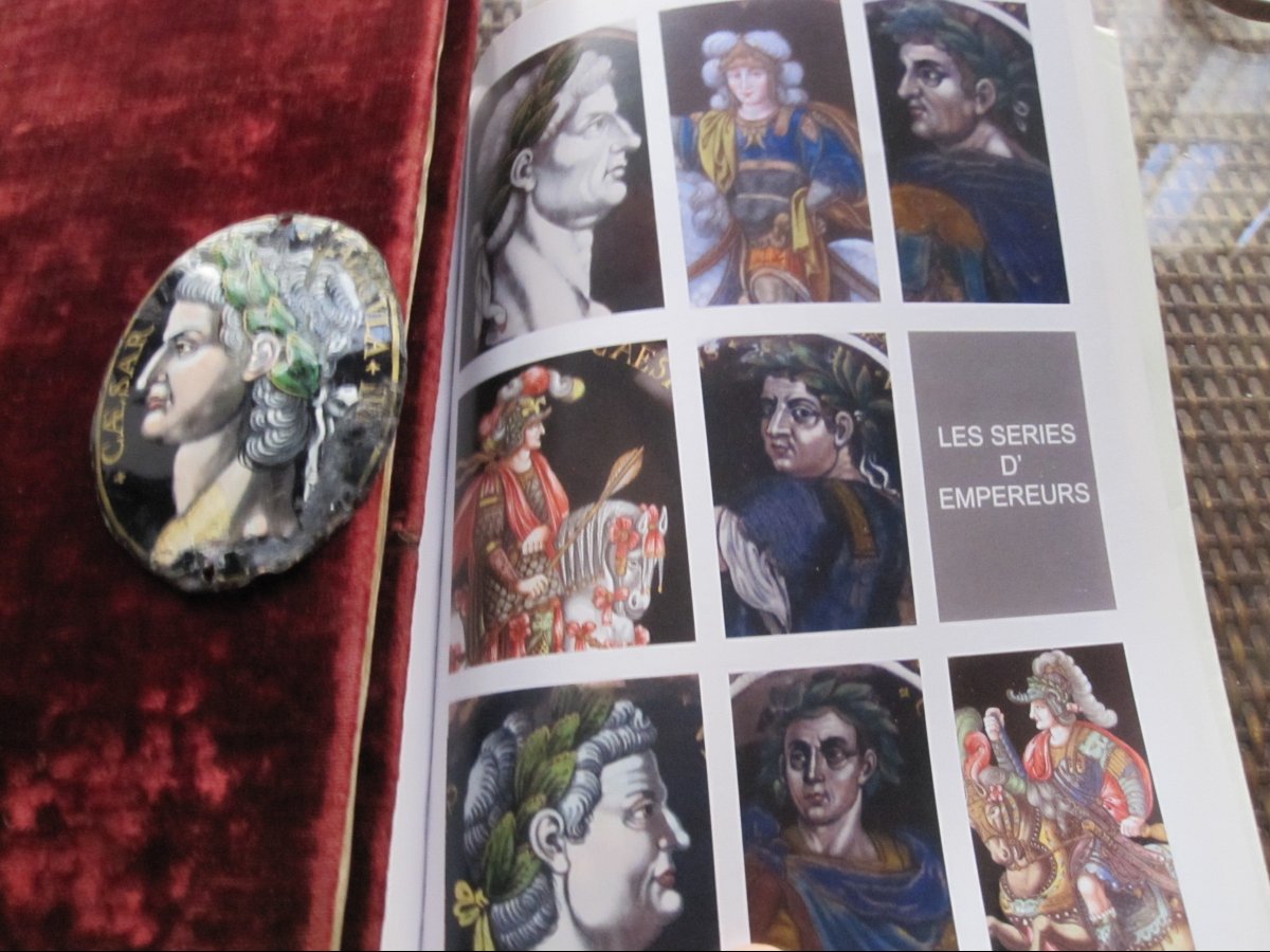 Caligula. Limoges Enamel By Jacques I Laudin. Second Half Of The 17th Century.-photo-2