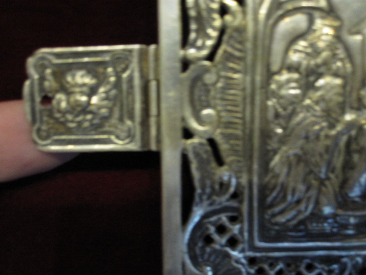 Cover For Book Of Hours Or Breviary In Sterling Silver. Century XVIII-photo-1