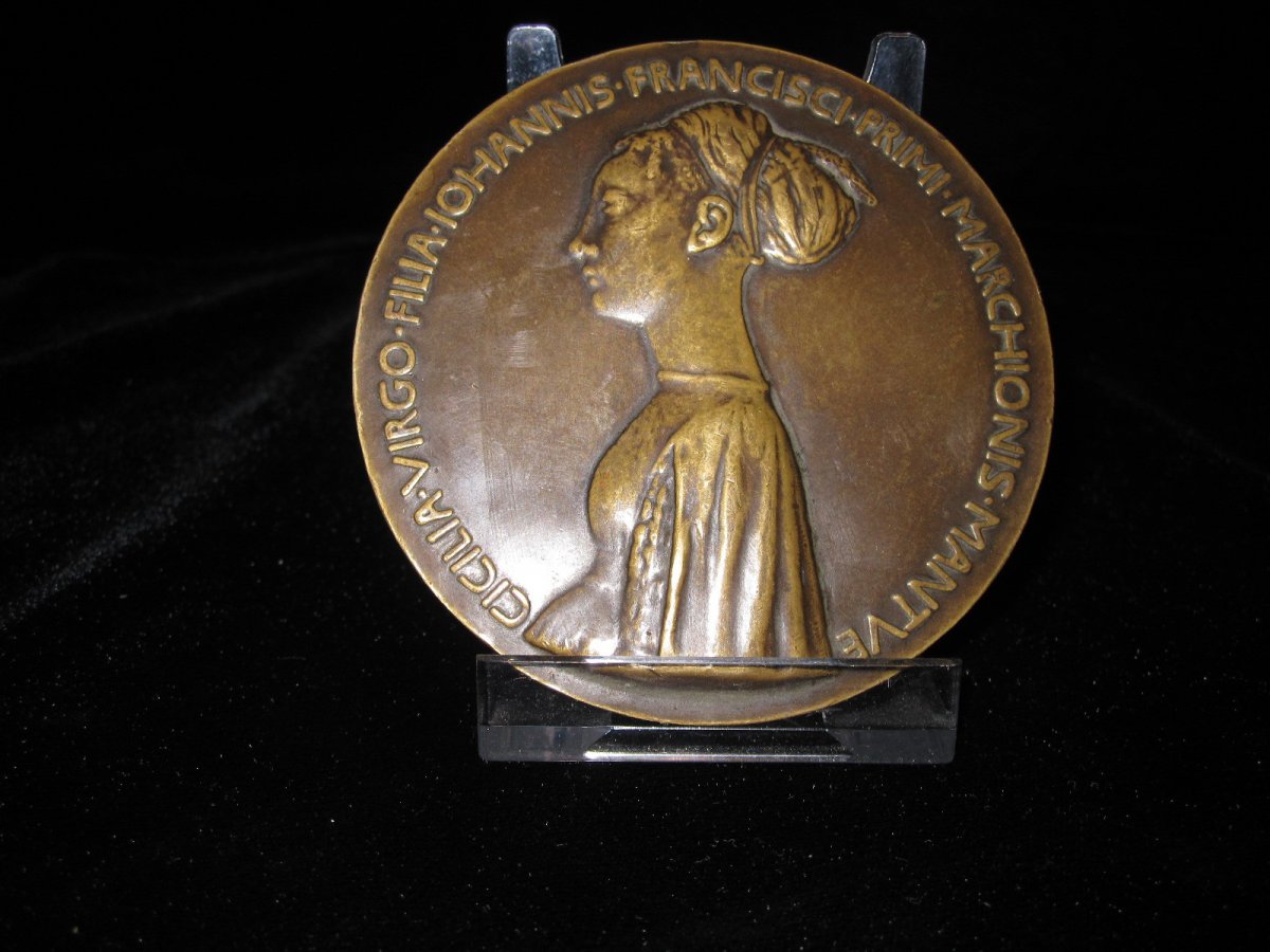 Cecilia Gonzaga, MÉdaille De Bronze, Faite Par Pisanello-photo-2