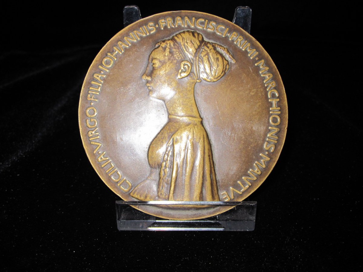 Cecilia Gonzaga, MÉdaille De Bronze, Faite Par Pisanello