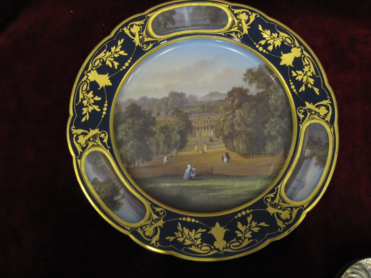 19th Century Sèvres Porcelain Plate-photo-4