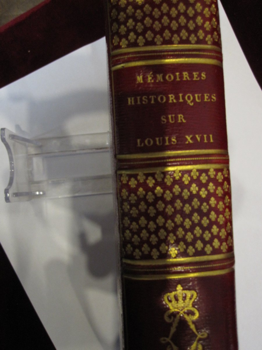Livre De Provenance Royale: Mémoires Historiques Sur Louis XVII. Paris 1818-photo-7