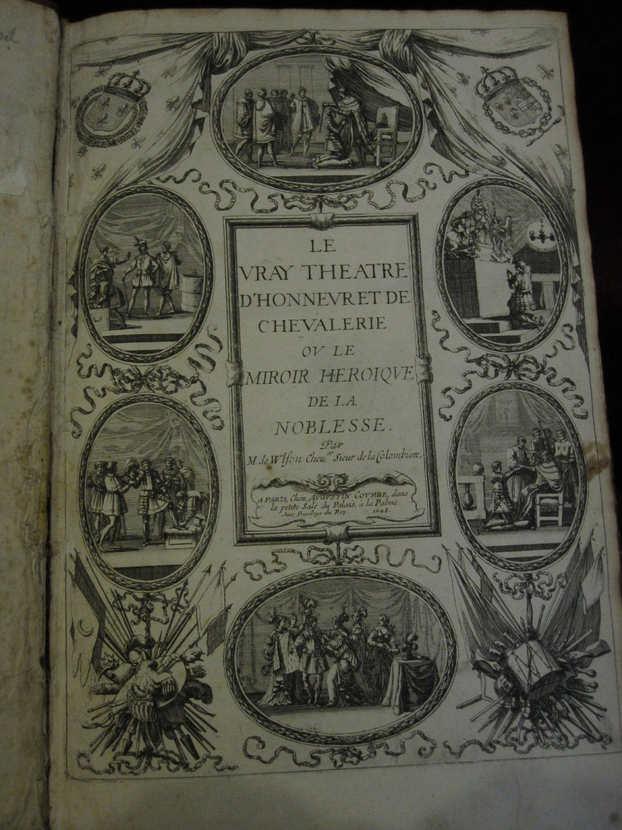 Vulson De La Colombiere: Theater Of Honor And Chivalry. Paris 1648-photo-3