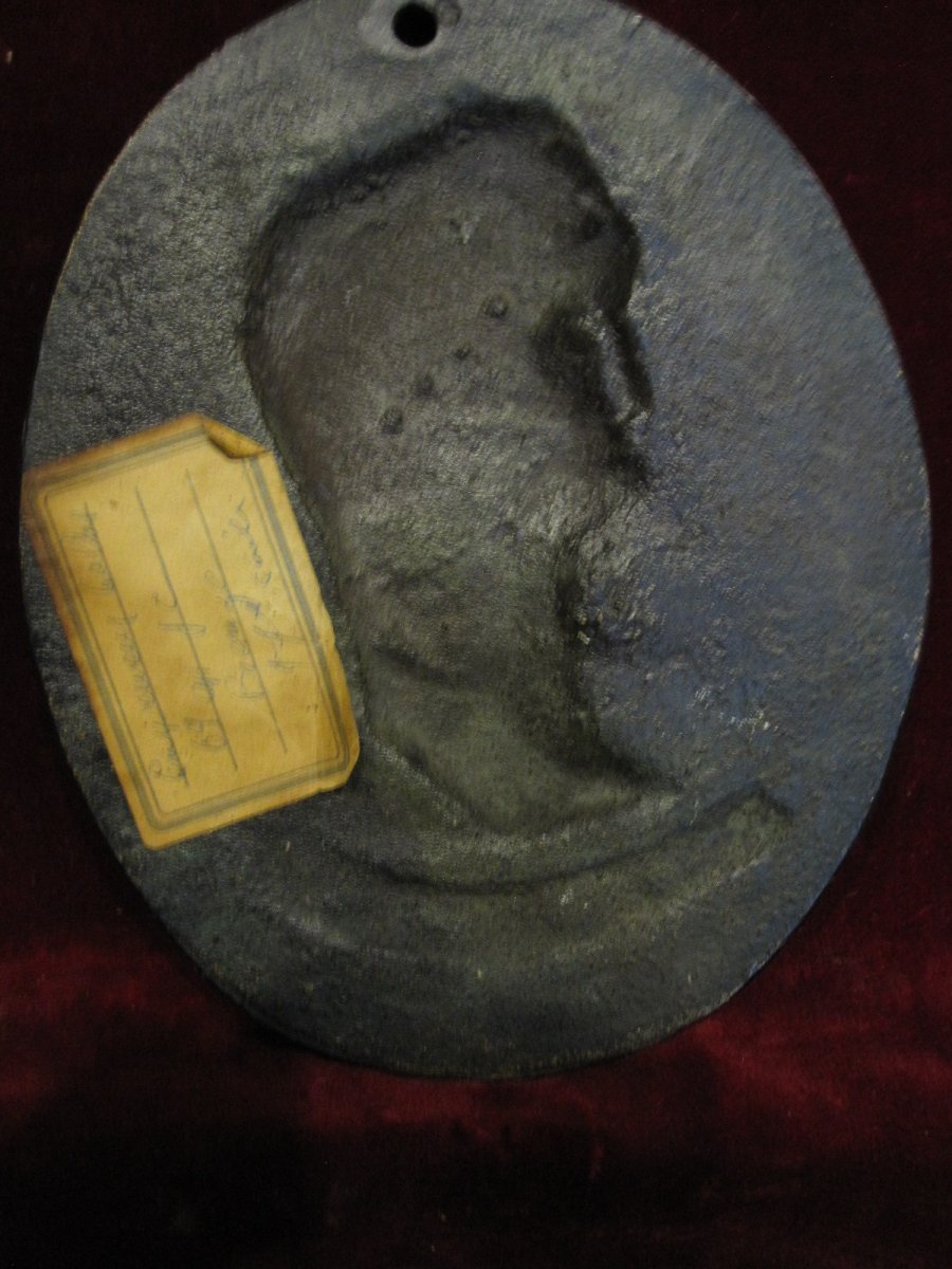 Emperador Galba: MÉdaillon Ovale En Bronze. Oeuvre Italienne Du 17ème Ou 18ème SiÈcle-photo-3