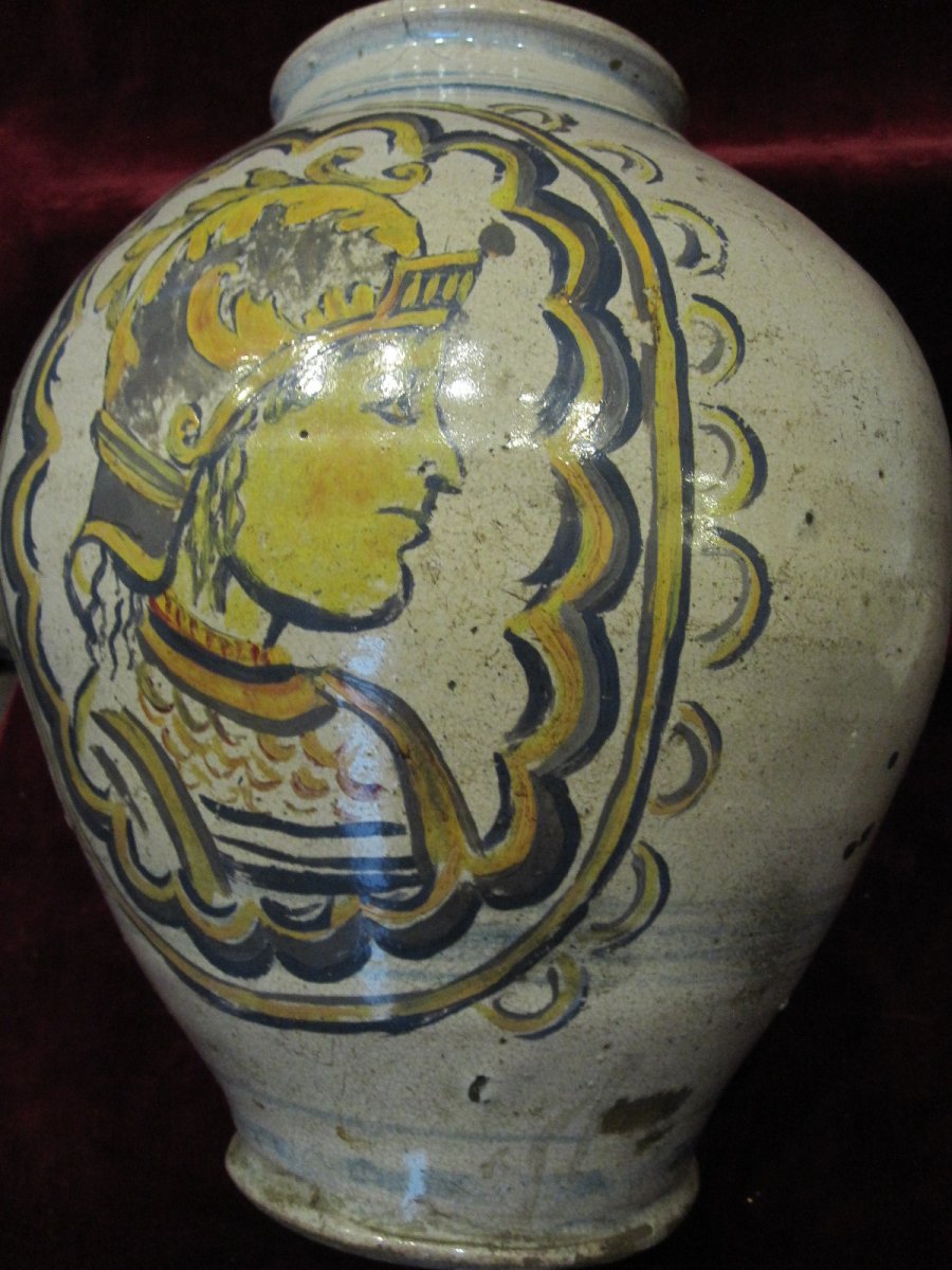 Vase En Céramique Italienne Du 18ème Siècle-photo-4