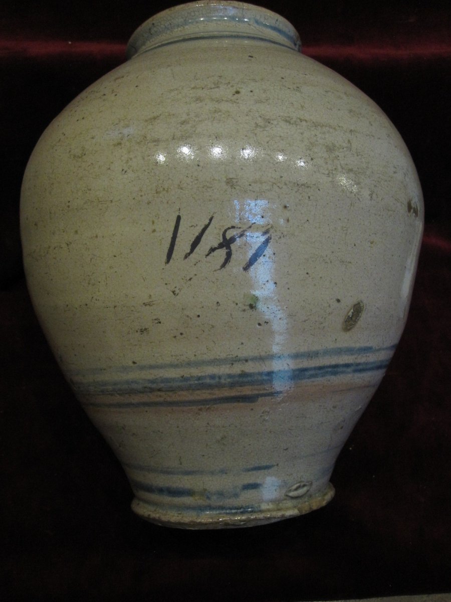 Vase En Céramique Italienne Du 18ème Siècle-photo-2