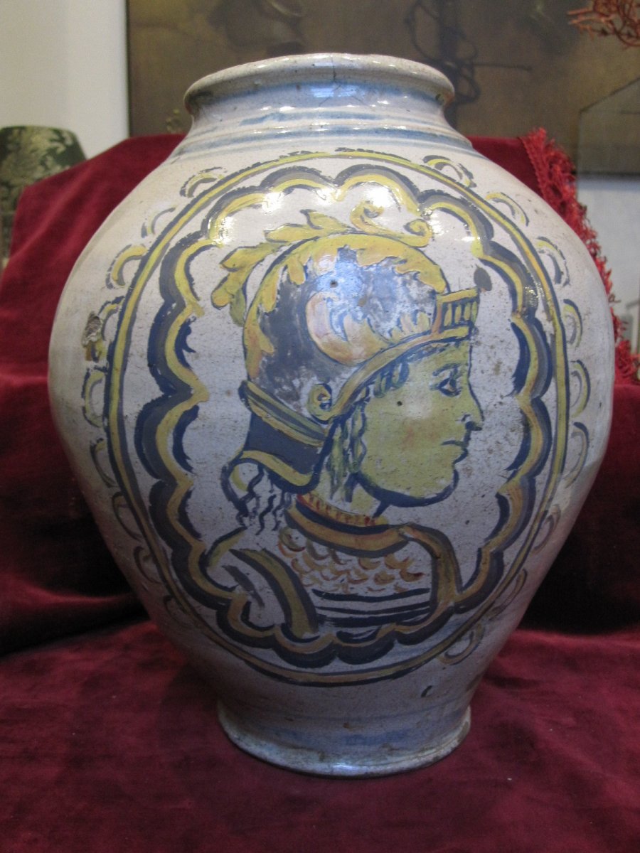 Vase En Céramique Italienne Du 18ème Siècle
