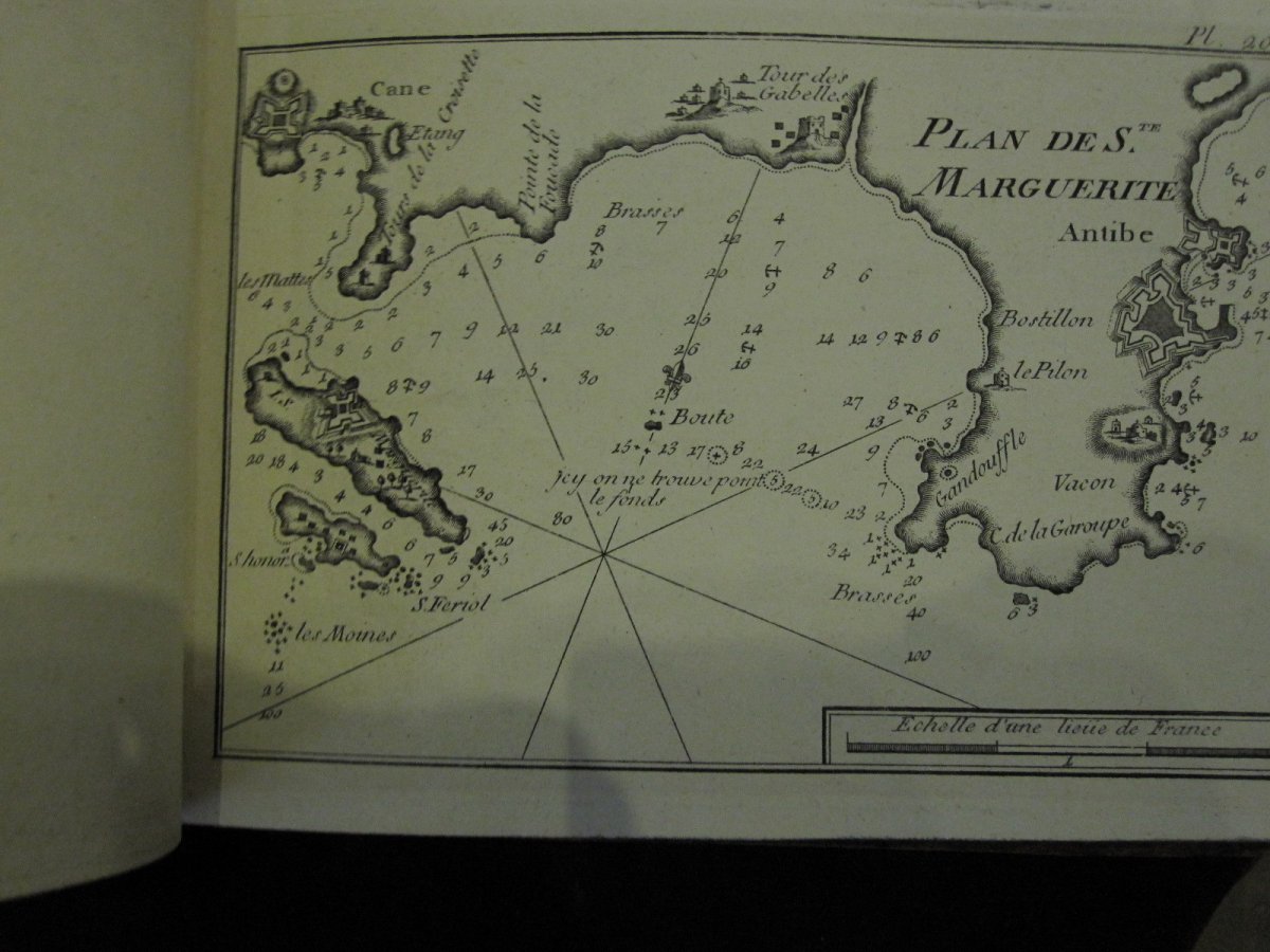 PLANS DES PORTS ET RADES DE LA MER MEDITERRANIE. 1779. Bel atlas avec 124 gravures-photo-5