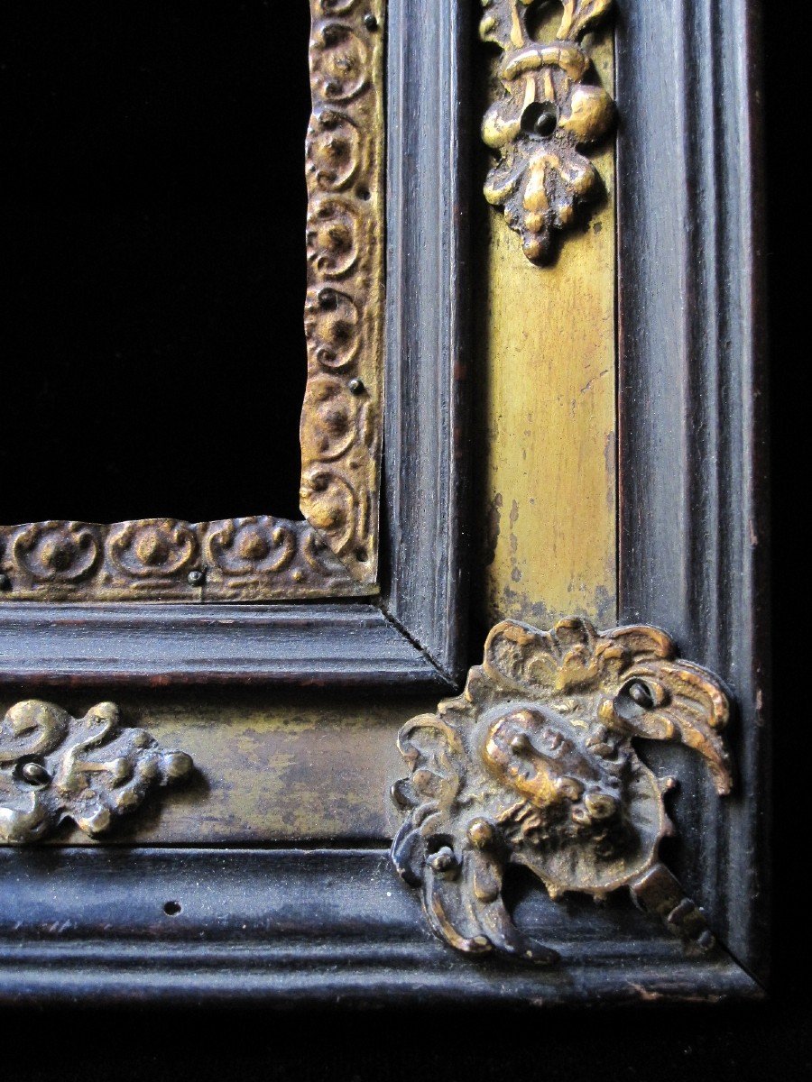 Pair Of Wooden And Gilt Bronze Frames From The Eighteenth Century-photo-6