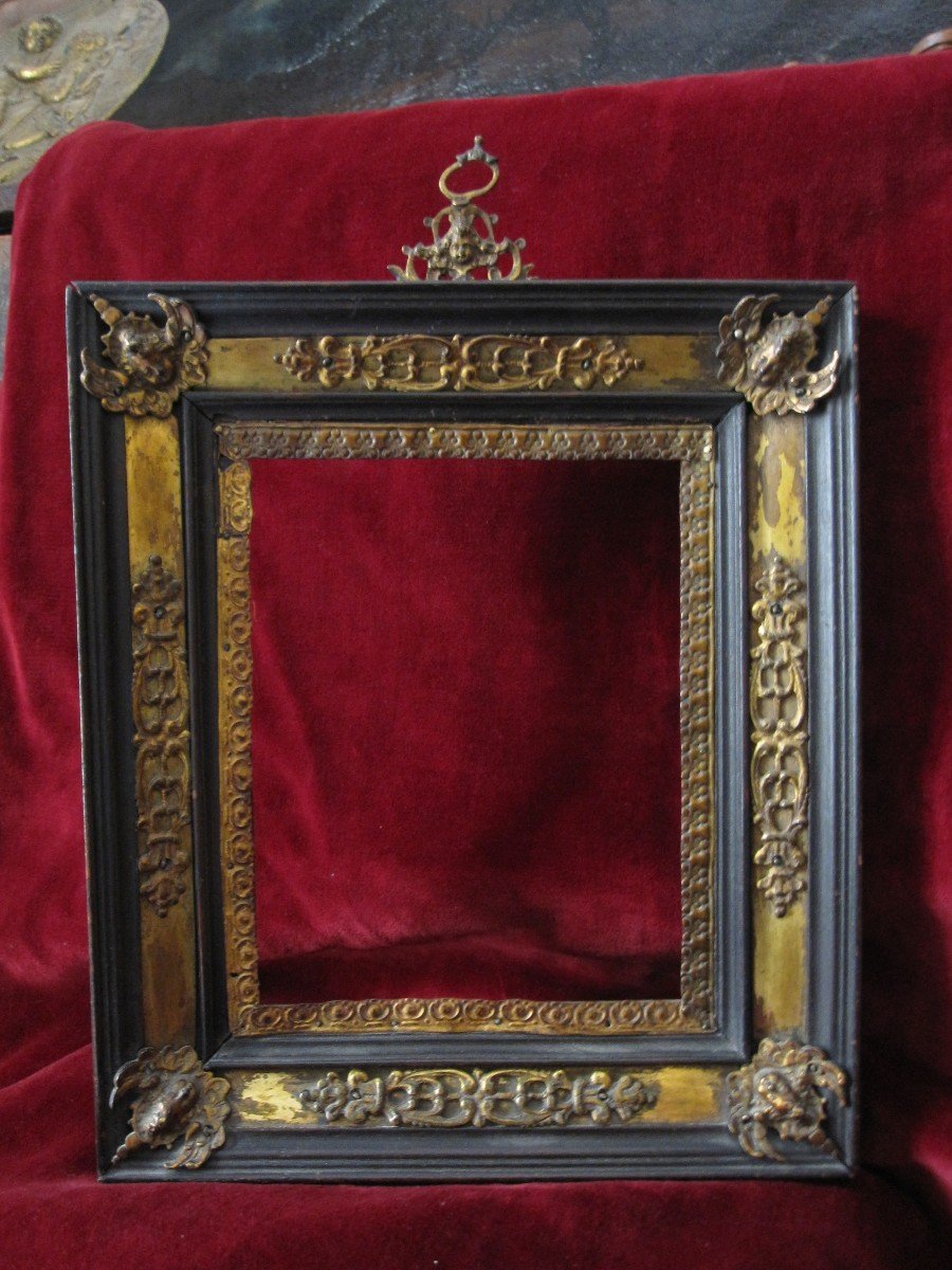 Pair Of Wooden And Gilt Bronze Frames From The Eighteenth Century-photo-7