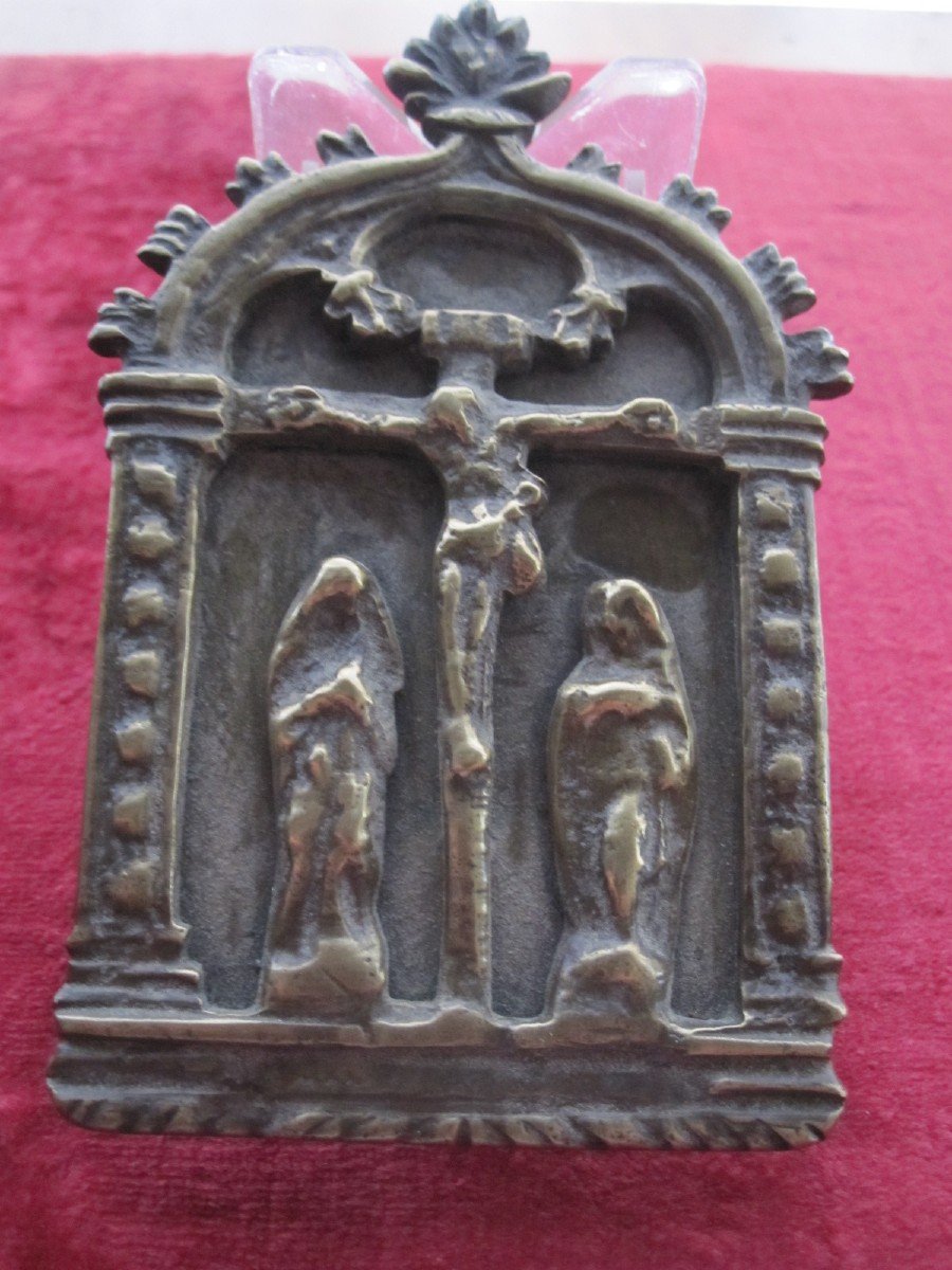 Kiss Of Peace In Bronze. 16th Century