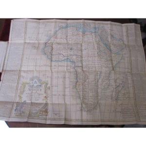 Map Of Africa...according To The Latest Reports. 1817. By L. Denis. Paris 1817