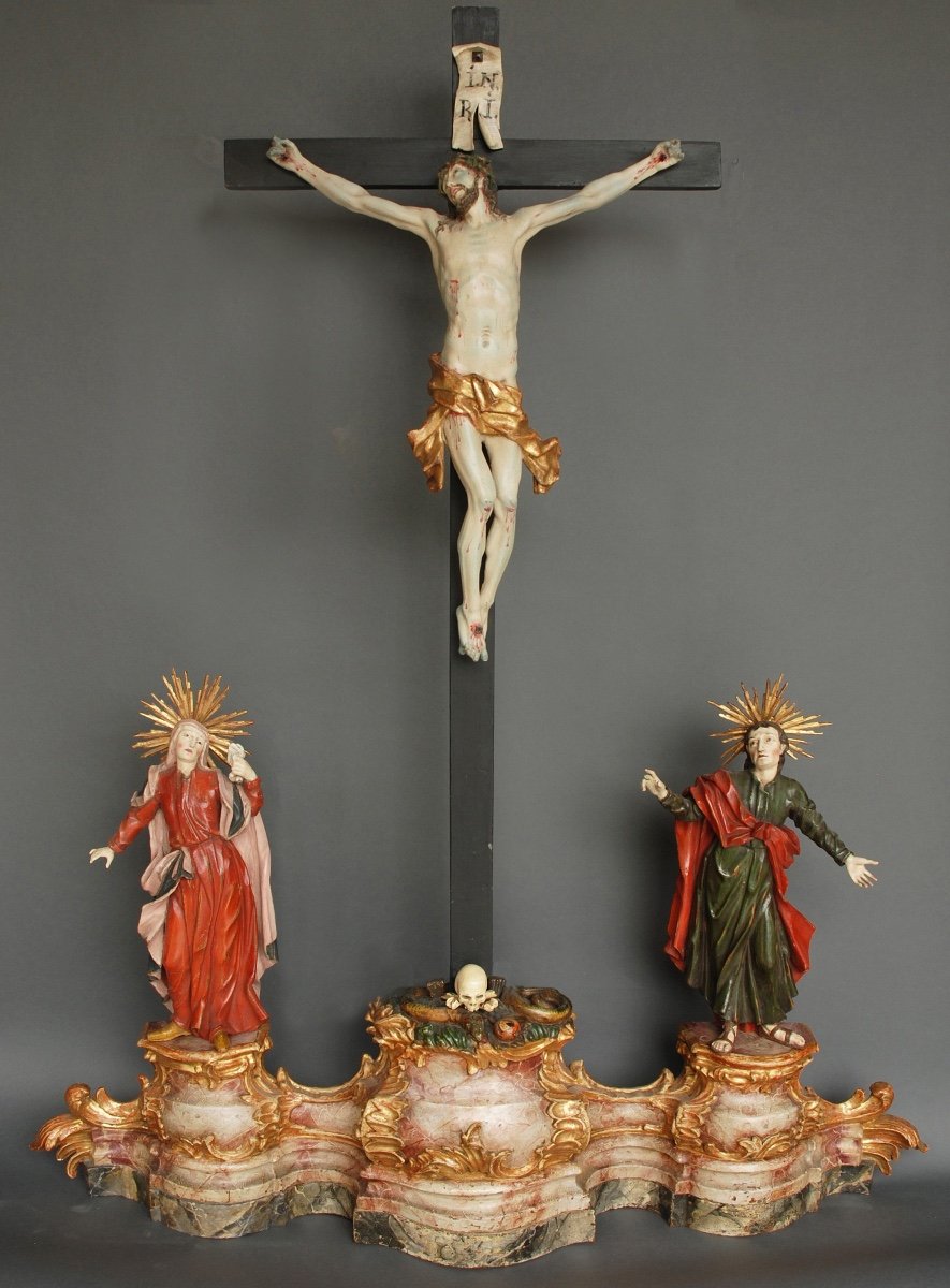 Crucifixion Du Christ Schwanthaler Vers 1750