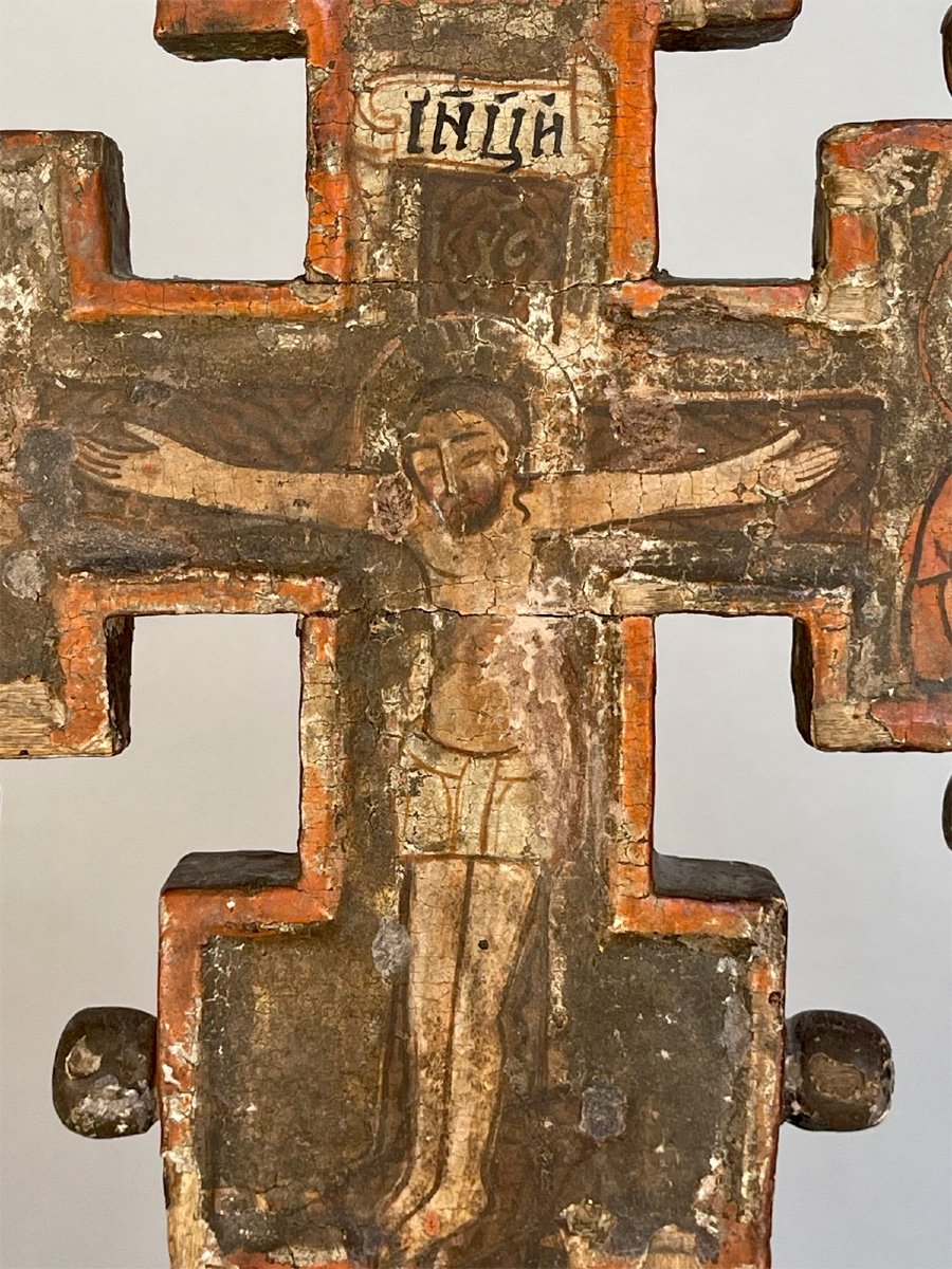 Procession Cross Byzantine Style 17th Century-photo-3