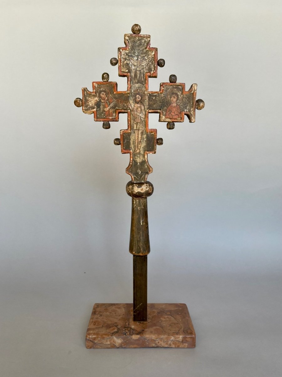 Procession Cross Byzantine Style 17th Century-photo-6