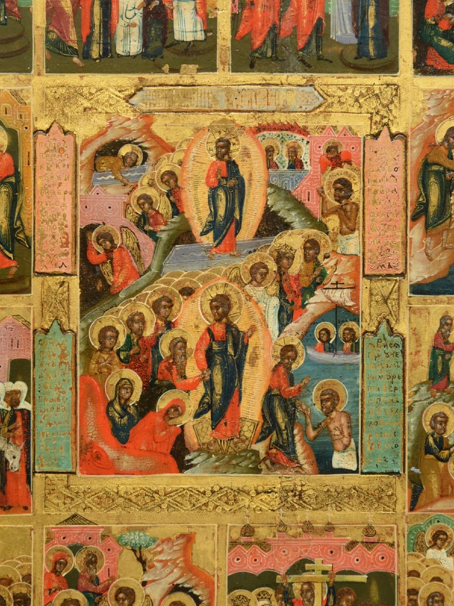 Icon Icon Icon Of The Great Feastdays 19th Century-photo-3