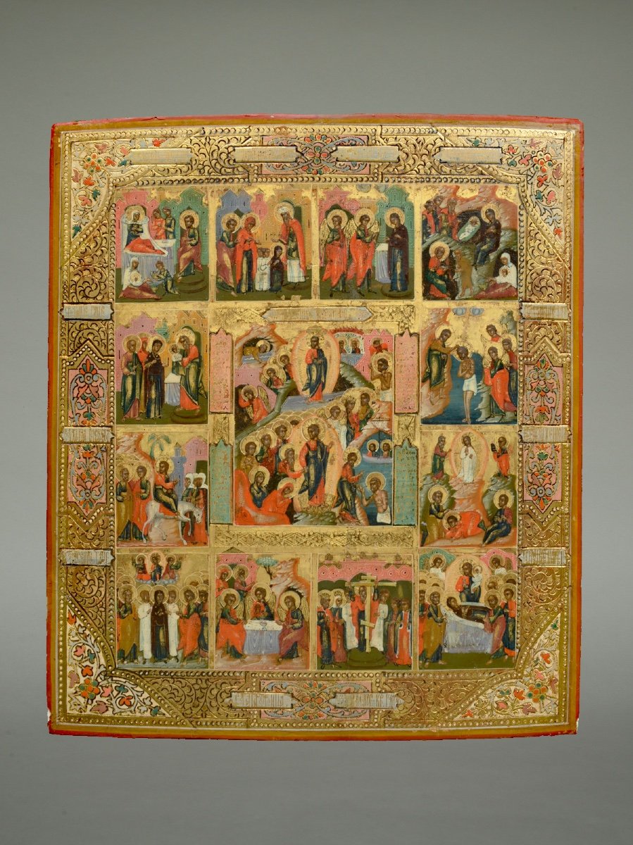 Icon Icon Icon Of The Great Feastdays 19th Century