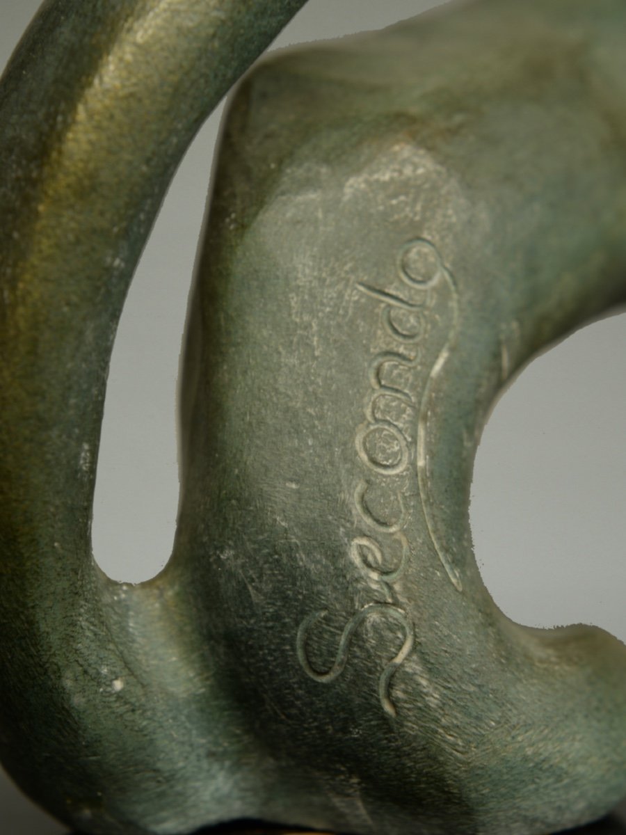 Bronze Panther Signé Secondo 1930-photo-2