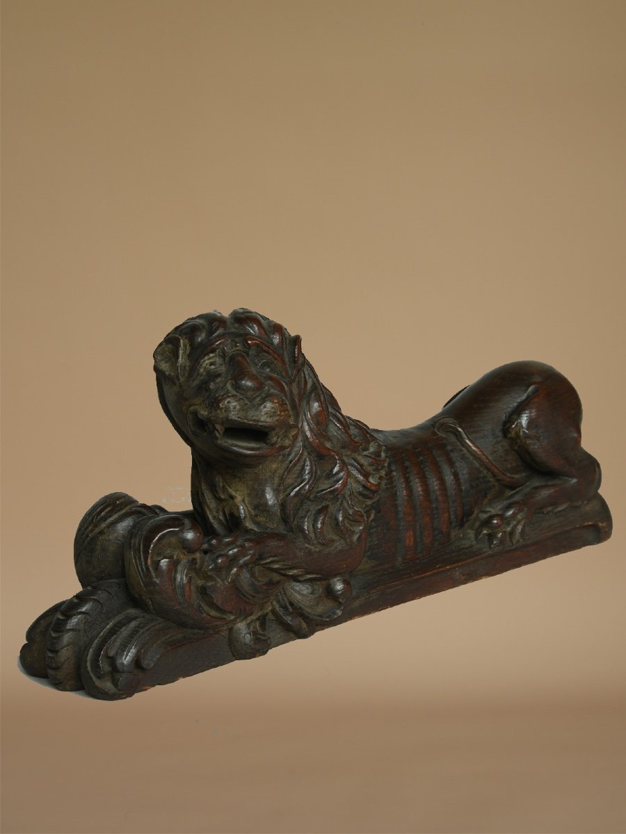 Haute Epoque Paire Des Lions  XVI ème Siécle -photo-2