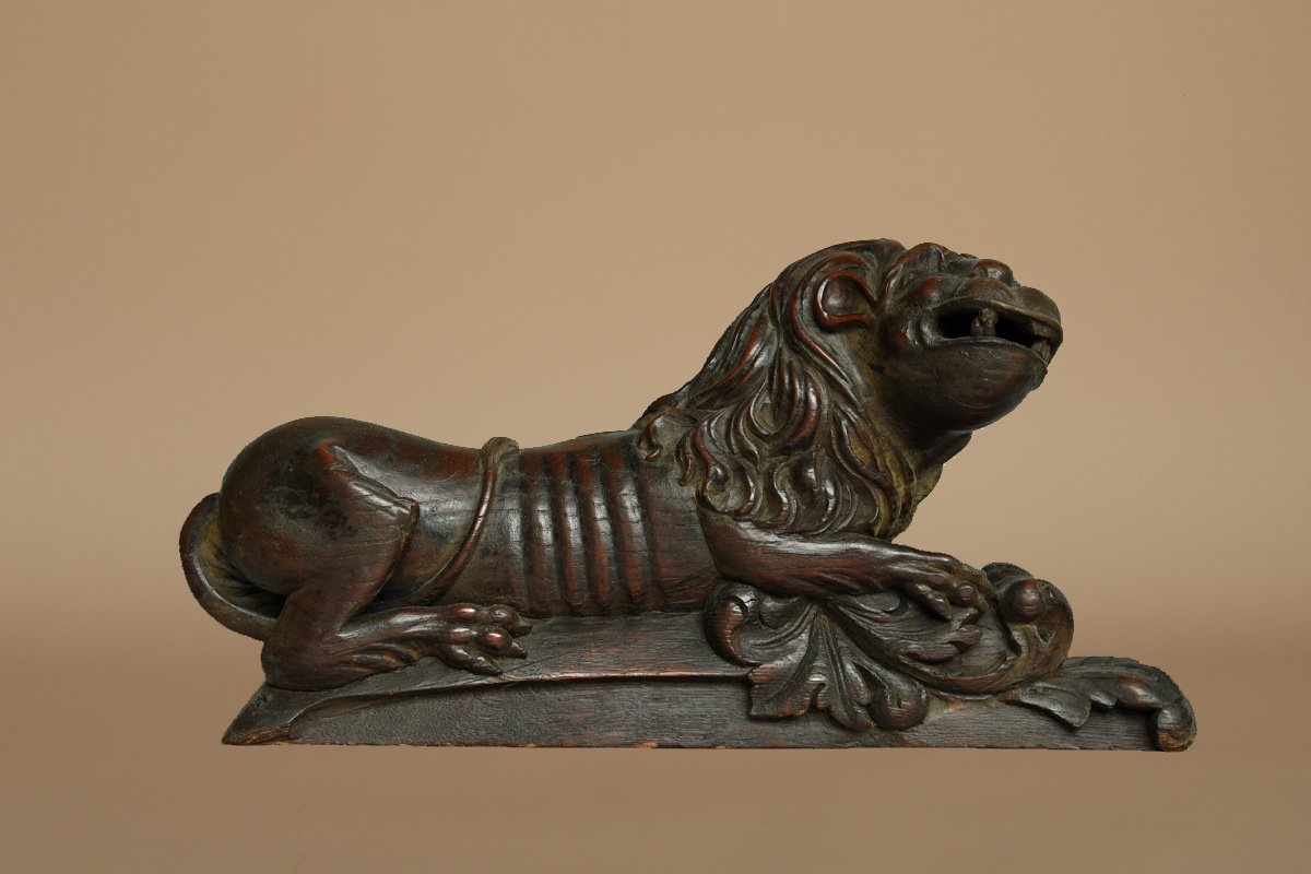 Haute Epoque Paire Des Lions  XVI ème Siécle -photo-3