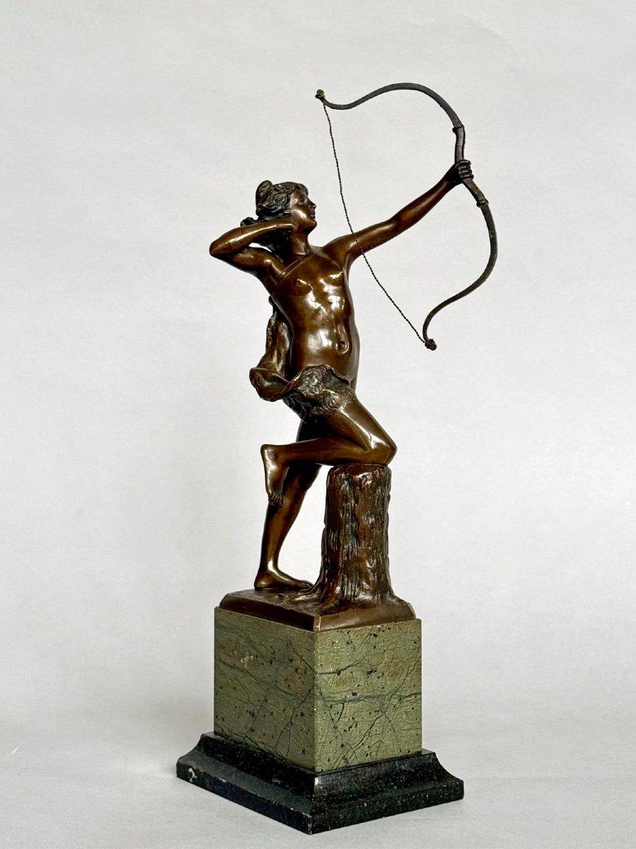 Diana Bronze Sculpture Circa 1900 Kowalczekski 