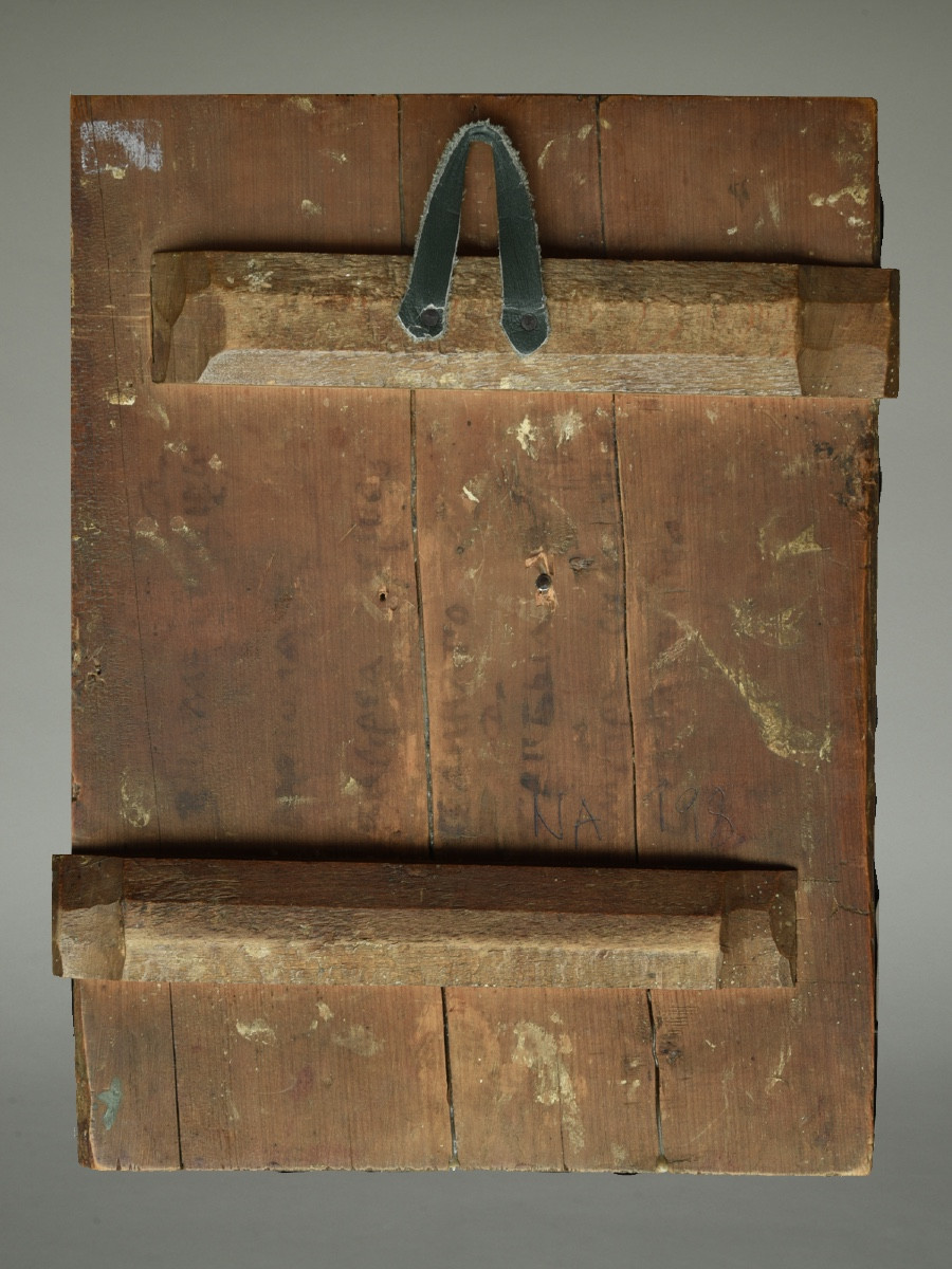 Icone Icône icon Vierge de Signe avec un riza en metal vers 1820-photo-2