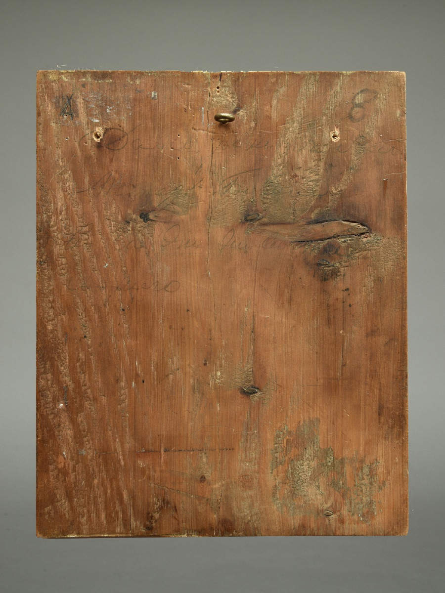 Icon Of The Virgin And Child "i Am The Protector Of Sinners" Russia Circa 1820-photo-3