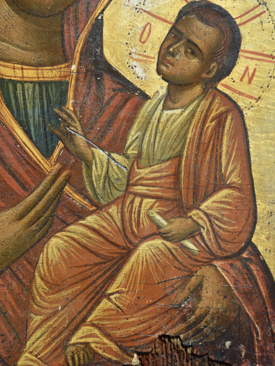 Icon Icon Icon Crete Virgin And Child Hodegetria 17th Century-photo-4