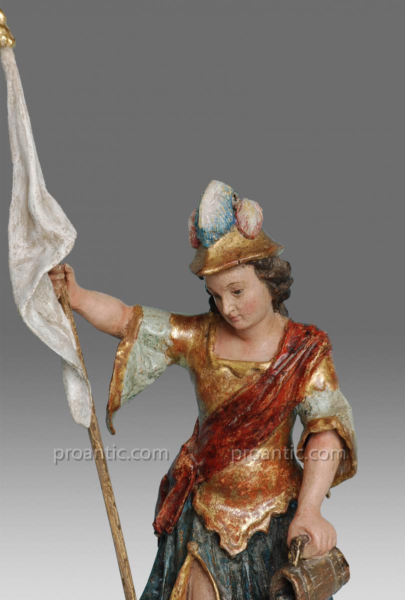 Sculptures Saint Florian Italie Vers 1780-photo-3