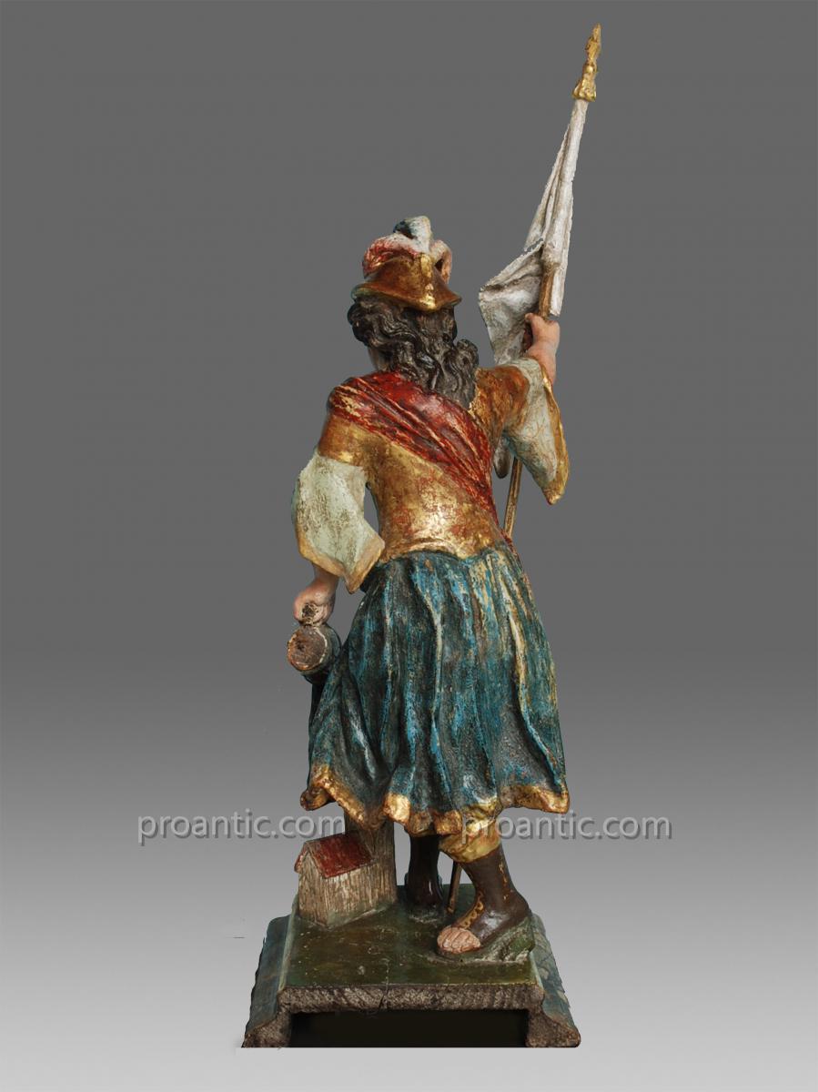 Sculptures Saint Florian Italie Vers 1780-photo-2