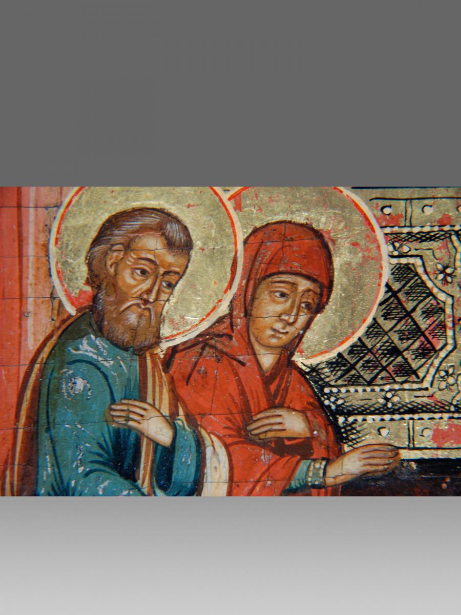 Icône Introduction De La Vierge Dans Le Temple Russe -Icon Icone Ikone-photo-4