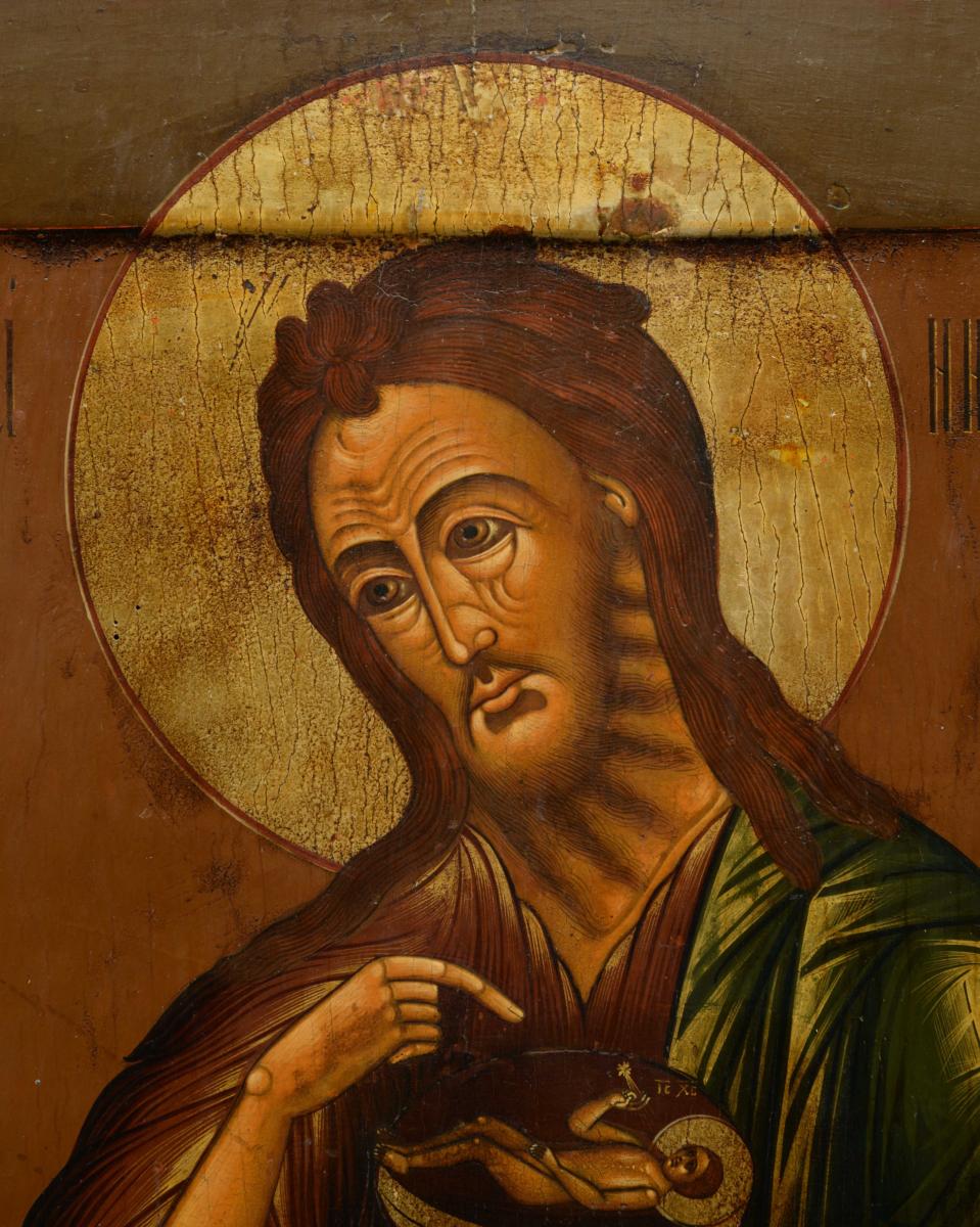 Icon Of Saint John Around 1820 - Icon Icon Ikone-photo-2