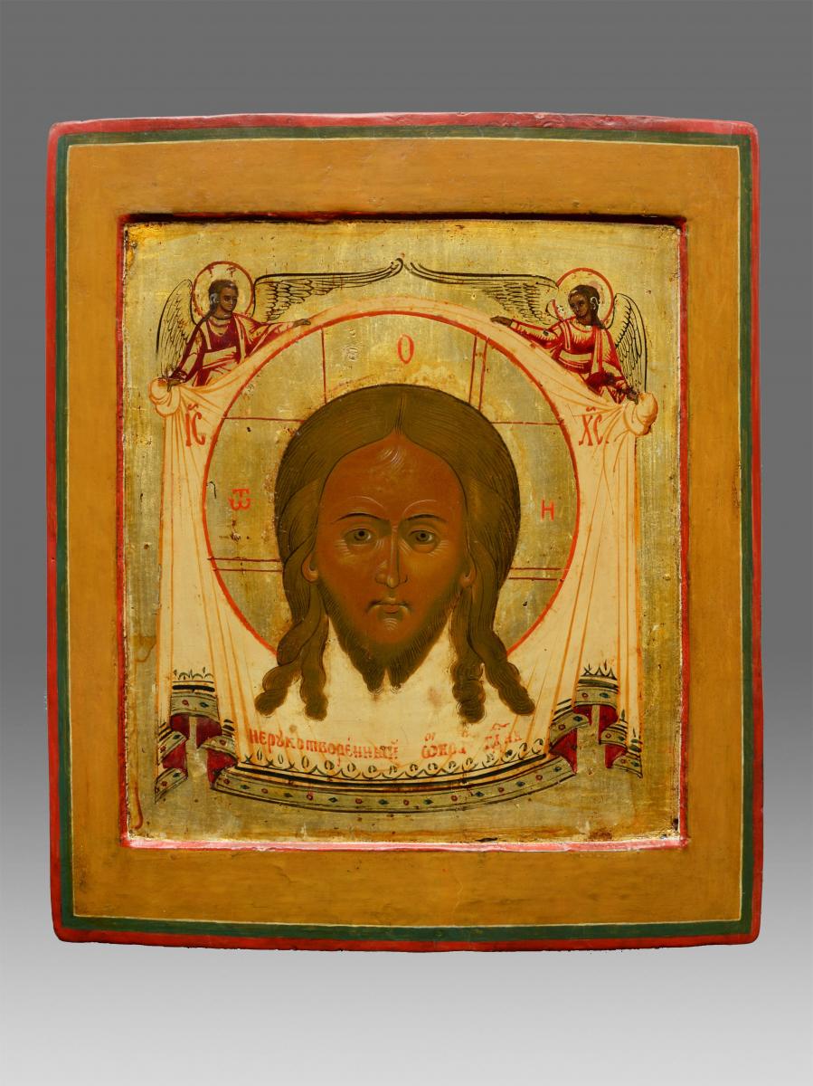 Icône Mandylion Christi Vers 1800 -icon Icone Ikone