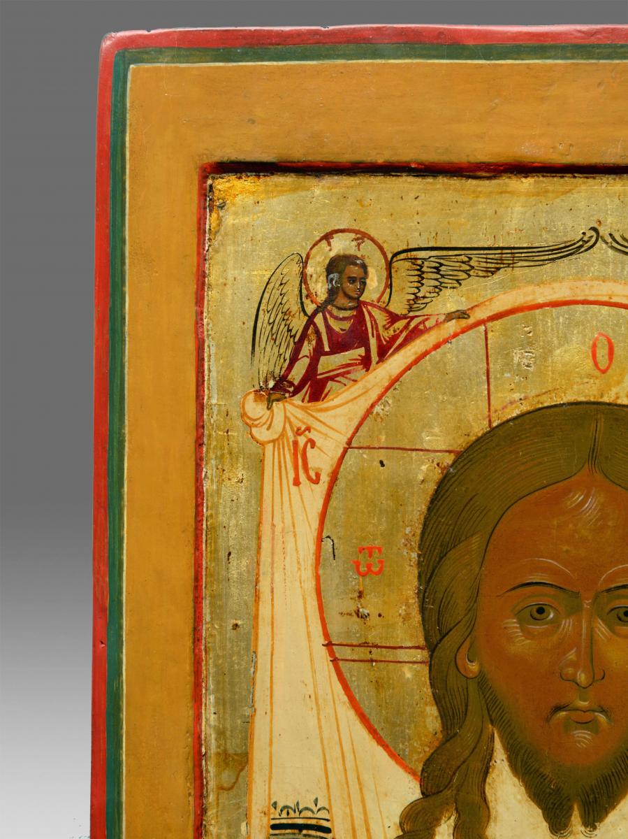 Icon Mandylion Christi Around 1800 -icon Icone Ikone-photo-3