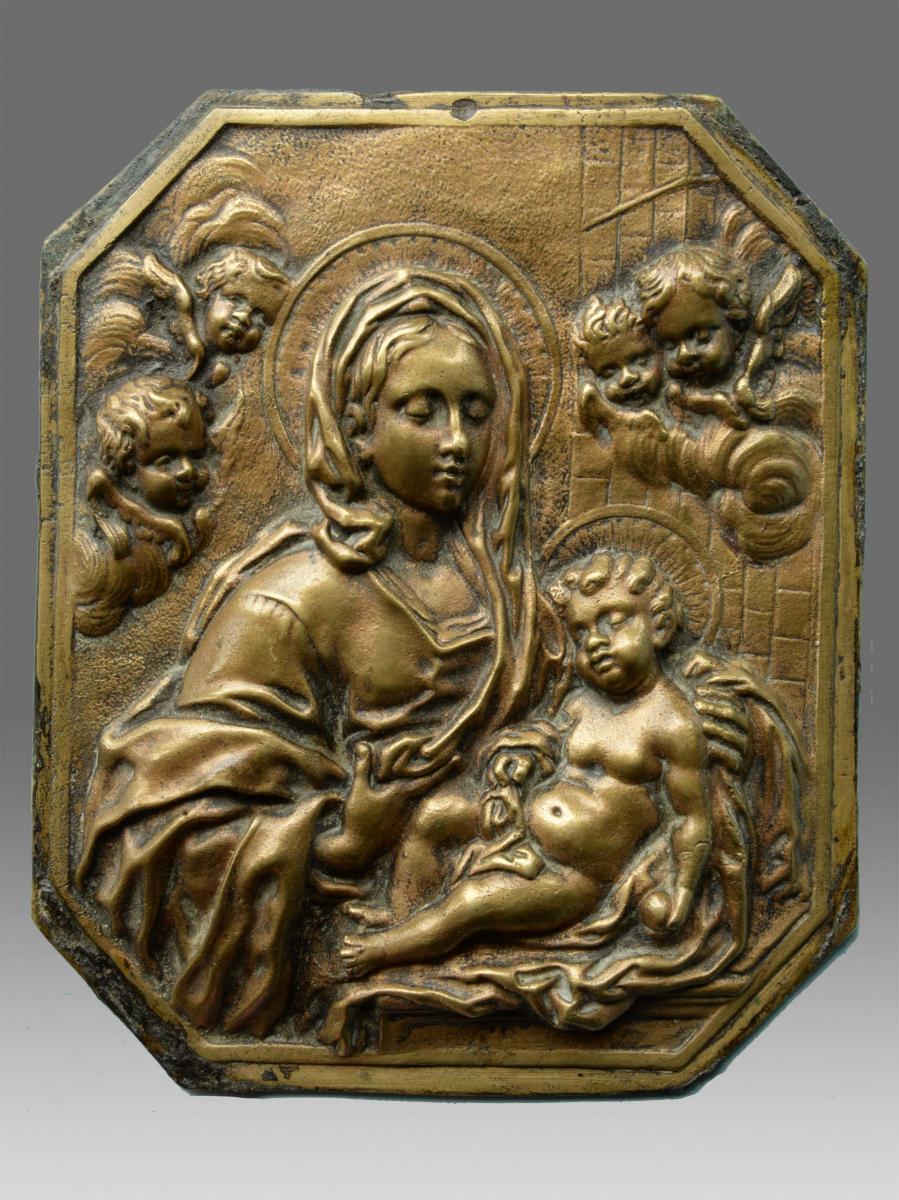 Vierge A l'Enfant vers 1600 Italie