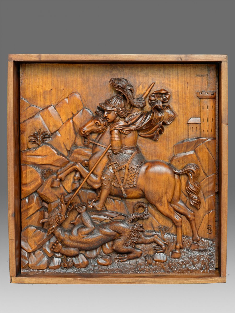 Relief Saint George 19th Century