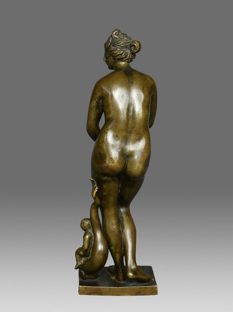 Renaissance Bronze Venus Pudica 17ème siécle-photo-2