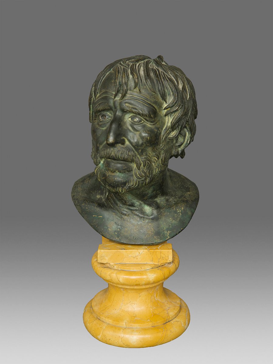 Bust Seneca Seneca Italy 19th Century-photo-2