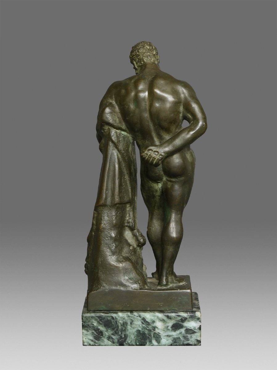 Hercule Farnese Bronze 19 ème Siècle-photo-2