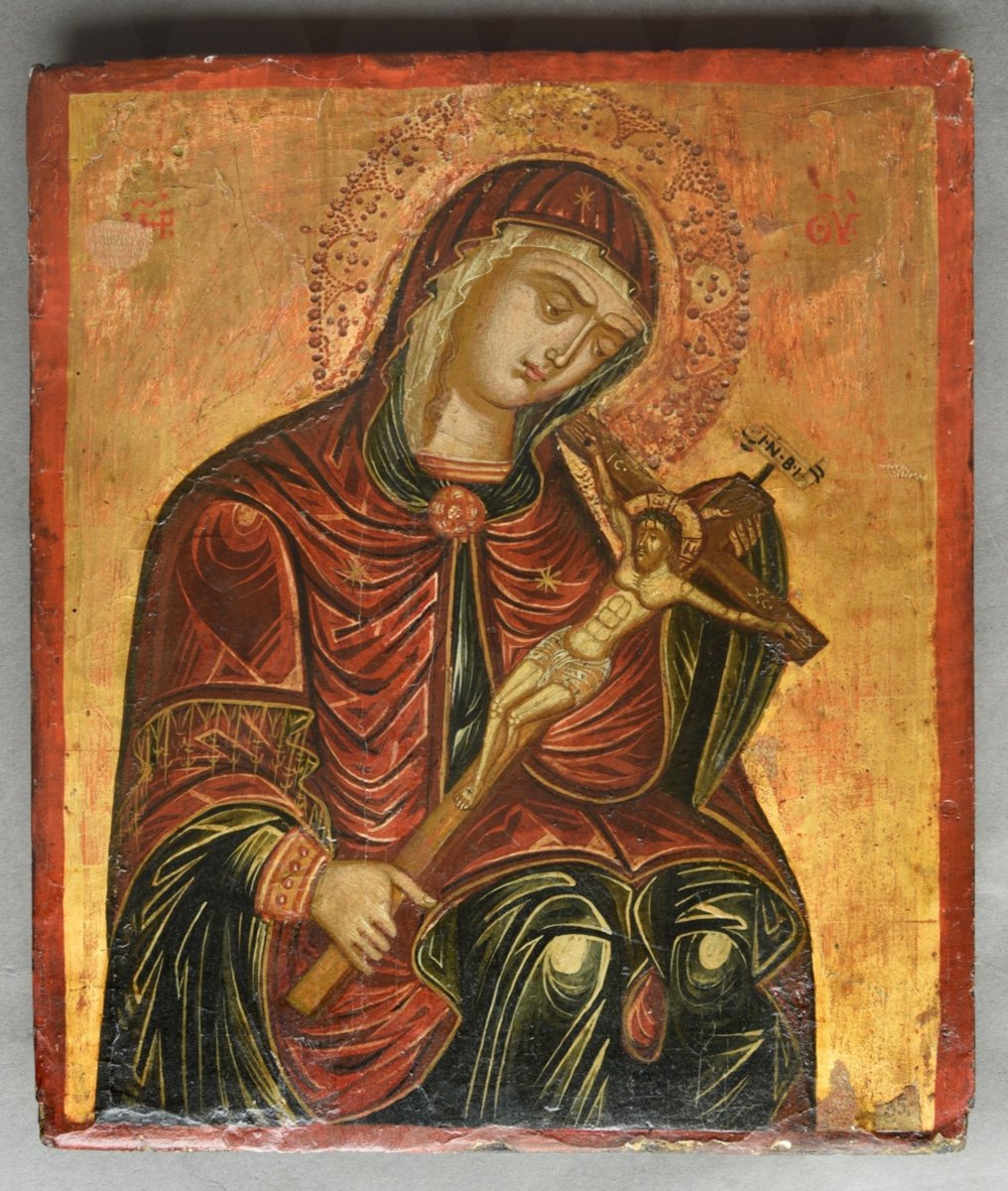 Icon Icon Icon Achtyrskaja Crete 17th Century