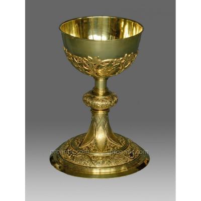 Silver Chalice Gold Massiv Munich 1865 Georg Sanctjohanser