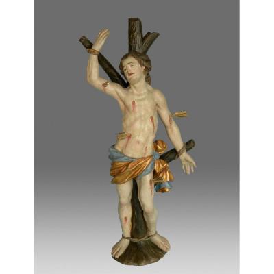 Sculpture Saint Sebastien Around 1730