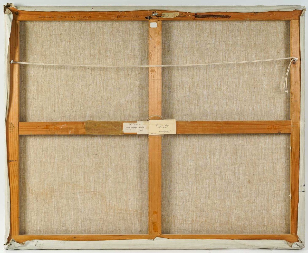 Peinture De Evelyne Luez, XXème Siècle-photo-2